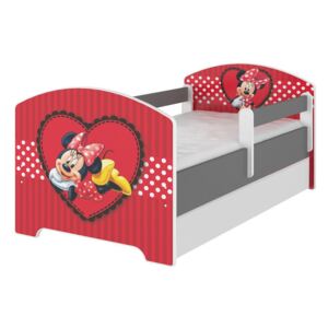 DO Disney Minnie srdce 140x70 detská posteľ