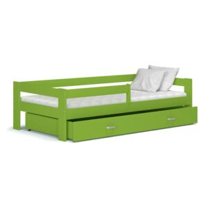 GL Harry 190x80 Zelená detská posteľ Color