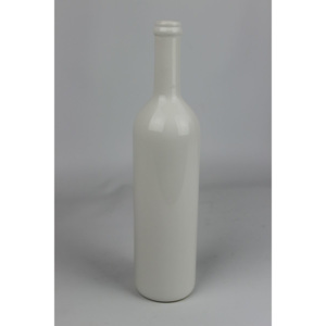 Biela veľká keramická fľaša 32cm