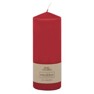Červená sviečka Baltic Candles Eco Top, výška 18 cm