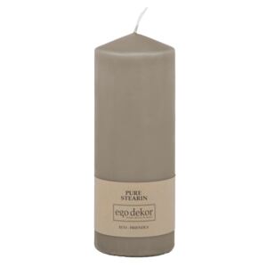 Hnedá sviečka Baltic Candles Eco Top, výška 18 cm
