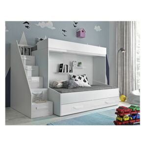 SB Multifunkčná poschodová posteľ Party 16 - viac farieb Farba: Biela
