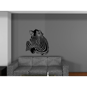 Hlava zebry samolepky na stenu - 01