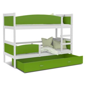 GL Swing 2 poschodová posteľ 190x80 Farba: Zelená