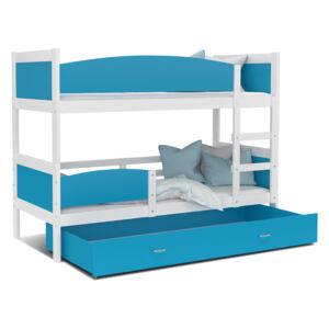 GL Swing 2 poschodová posteľ 190x80 Farba: Modrá