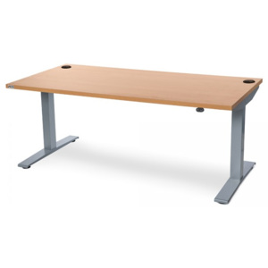Výškovo nastaviteľný stôl Simple Line 140 cm calvados