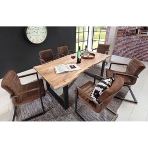 SIT MÖBEL Jedálenský stôl TABLES & BENCHES CURVE RECTANGLE 160 × 85 × 76 cm
