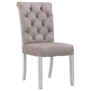Ružová jedálenská stolička InArt Gemma