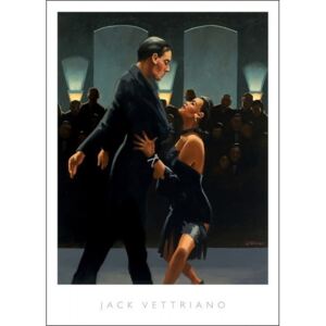 Reprodukcia, Obraz - Jack Vettriano - Rumba In Black, (50 x 70 cm)