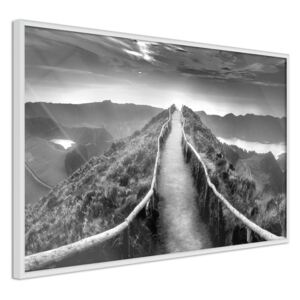 Bimago Zarámovaný obraz - Horizon Biely rám 60x40 cm