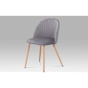 Jedálenská stolička CT-381 GREY4 sivá / dekor dub Autronic