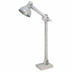 Stojací lampa EDWARD stříbrná - 84*16*125 cm