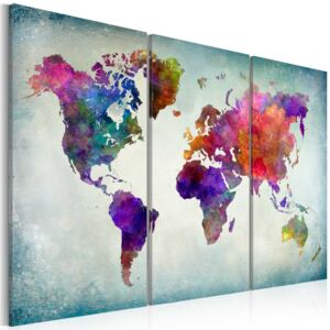 Obraz na plátne - World in Colors 60x40 cm