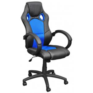 Kancelárska stolička Hawaj MX Racer | modro-čierna