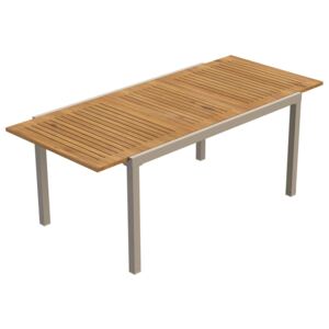 FLORABEST® Rozkladací záhradný stôl, prírodné drevo, 150–200 x 90 x 74 cm (100320938)