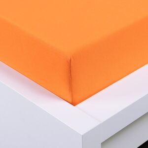 XPOSE® Detská plachta jersey - tmavo oranžová 70x140 cm
