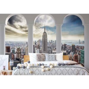 Fototapeta GLIX - New York City Skyline 3D 2 + lepidlo ZADARMO Vliesová tapeta - 208x146 cm