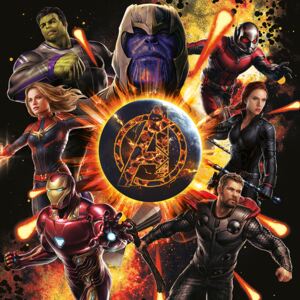 Obraz na plátne Avengers: Endgame - Explosion, (40 x 40 cm)