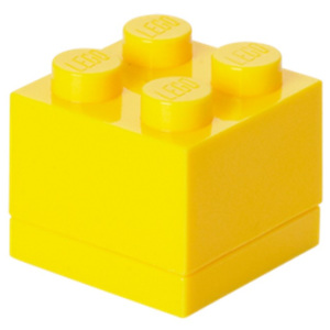 Žltý úložný box LEGO® Mini Box