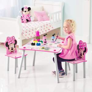 Moose Detský stôl s stoličkami Myška Minnie