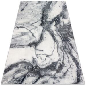 Univerzálny vinylový koberec Univerzálny vinylový koberec Čierno-biely mramor