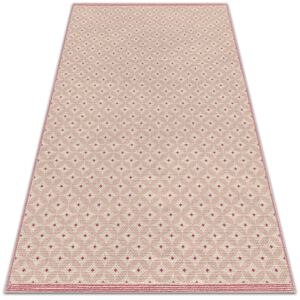 Záhradný koberec záhradný koberec Ružový orientálny vzor