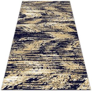 Terasový koberec terasový koberec Žlté pruhy Retro
