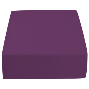 Jersey plachta tmavě fialová 90x200 cm Gramáž: Lux (155 g/m2)