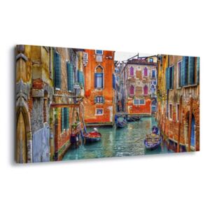 Obraz na plátne - Venice Colours 100x75 cm