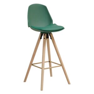 Oslo barová stolička 106 cm zelená/natur