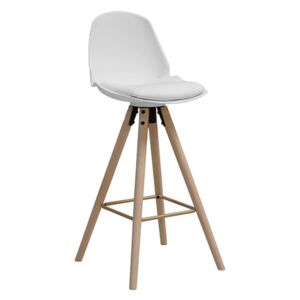Oslo barová stolička 106 cm biela/natur