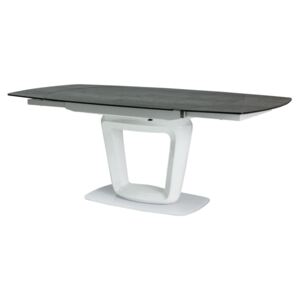 Stôl CLAUDIO keramik biela 140(200)x100