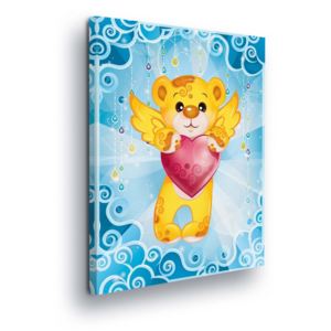 Obraz na plátne - Yellow Teddy Bear 100x75 cm