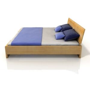 Borovicová postel Hessler High s úložným priestorom Biela 120 x 200cm