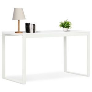 Počítačový stôl biely 120x60x73 cm
