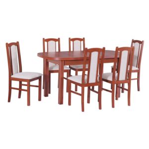 Stôl WENUS 1 + stoličky BOSS 7 (6ks.) - súprava DX16 -viac farieb