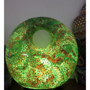 Luxusná stolová lampa ART zelená , DONAT XXL