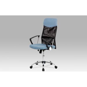 Kancelárska stolička KA-E301 BLUE modrá / čierna Autronic