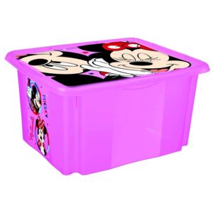Keeeper Box na hračky Minnie Mouse 24 l - ružový