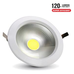 V-TAC LED svietidlo COB 20W 120 lm/W teplá biela Ø180mm