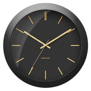 Karlsson KA5840BK Dizajnové nástenné hodiny, 40 cm