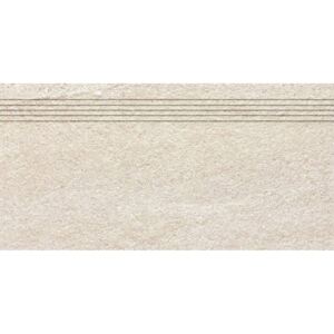 Schodovka Rako Quarzit béžová 30x60 cm, mat, rektifikovaná DCVSE735.1