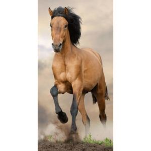 Jerry Fabrics Detská osuška Kôň hnedý 70x140cm
