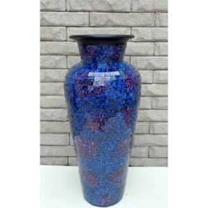 Váza modrá/lila veľká 80 cm