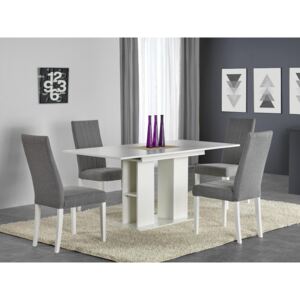 Jedálenský stôl Kornel (biela) (pre 4 až 6 osôb). Vlastná spoľahlivá doprava až k Vám domov