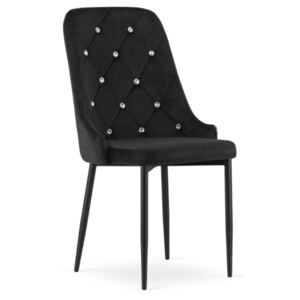 AMORE stolička - čierna