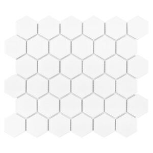 DUNIN - HEXAGON White 51 MATT (32 x 28cm/1ks)