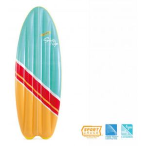Intex Nafukovacie lehátko 178 x 69 cm INTEX SURFS UP - modré/žlté