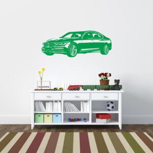 GLIX BMW G11- nálepka na stenu Svetlo zelená 95 x 35 cm