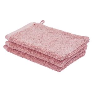 Umývacia rukavica na telo ružová 16x22cm bavlnená OSLO